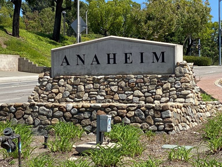 Anaheim City Sign