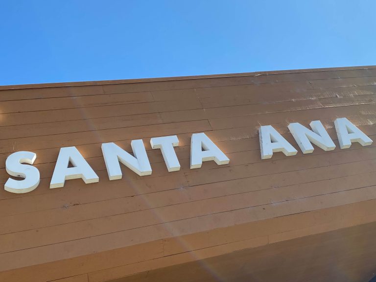 Santa Ana City Sign